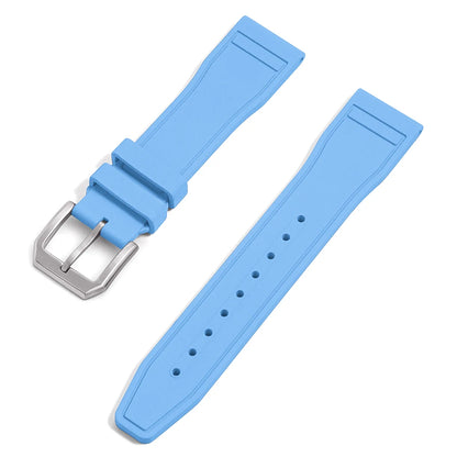 20/21/22mm Waterproof Soft Quick Release FKM Smartwatch Watch Strap/Band Diving Fluororubber for iwc