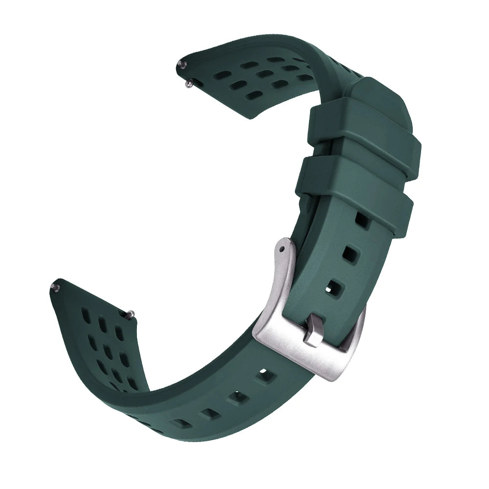 Quick Release Rubber Watch Strap 20mm 22mm Premium FKM Rubber Watch Band for tudor rolex