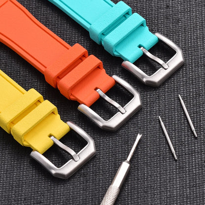 20/21/22mm Waterproof Soft Quick Release FKM Smartwatch Watch Strap/Band Diving Fluororubber for iwc