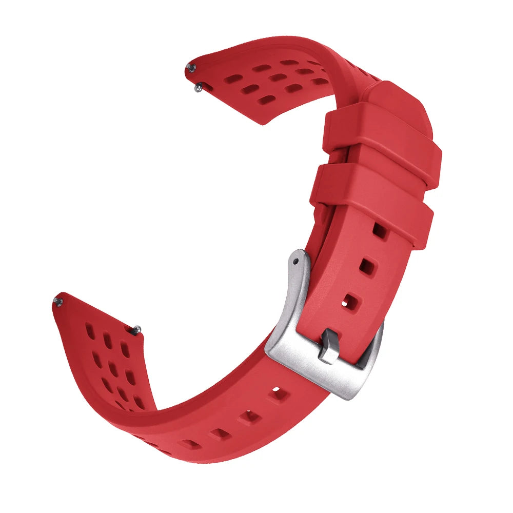 Quick Release Rubber Watch Strap 20mm 22mm Premium FKM Rubber Watch Band for tudor rolex