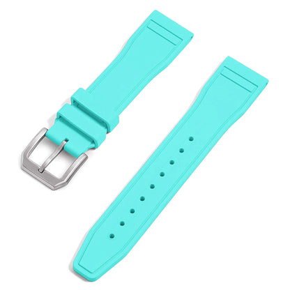 20/21/22mm Waterproof Soft Quick Release FKM Smartwatch Watch Strap/Band Diving Fluororubber for iwc
