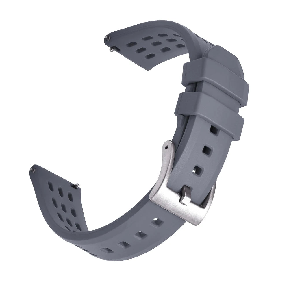 Quick Release Rubber Watch Strap 20mm 22mm Premium FKM Rubber Watch Band for tudor rolex