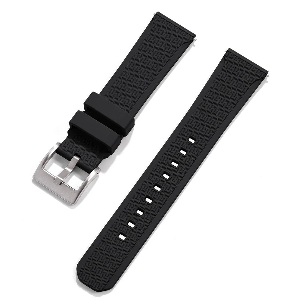 20mm 22mm Waterproof Watch Bands Quick Release Diver Replacement Watch Strap