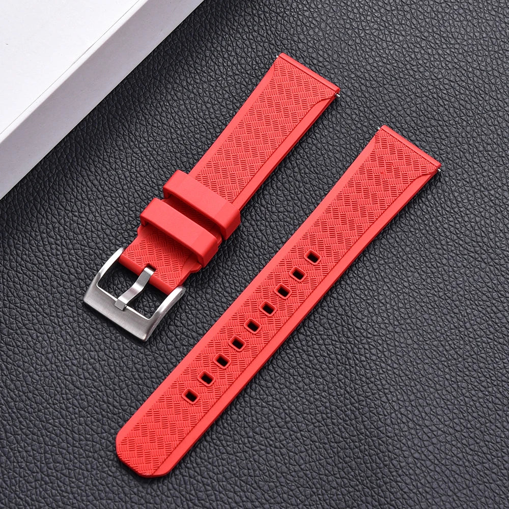 20mm 22mm Waterproof Watch Bands Quick Release Diver Replacement Watch Strap