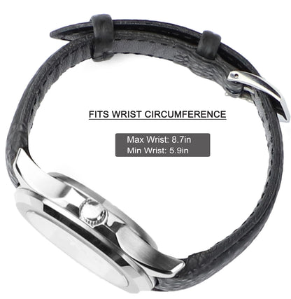 21mm Curved End Leather Watch Band for Patek Philippe AQUANAUT